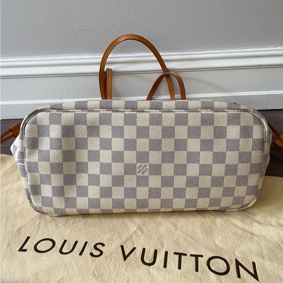 LOUIS VUITTON | NEVERFULL MM | DAMIER AZUR - Picture 4 of 10